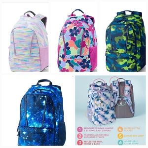 Lands End Kids ClassMate Small Solid Backpack